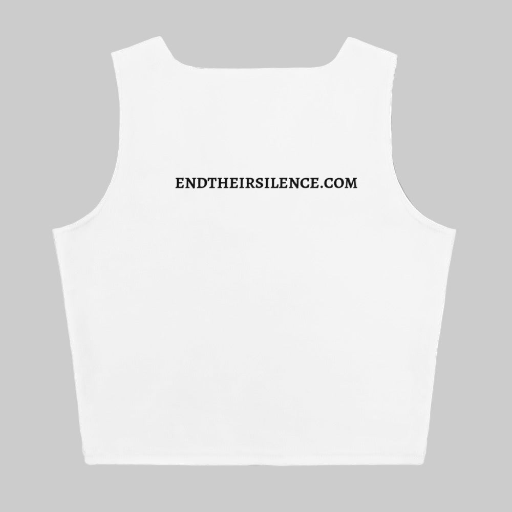 white tank top ear view