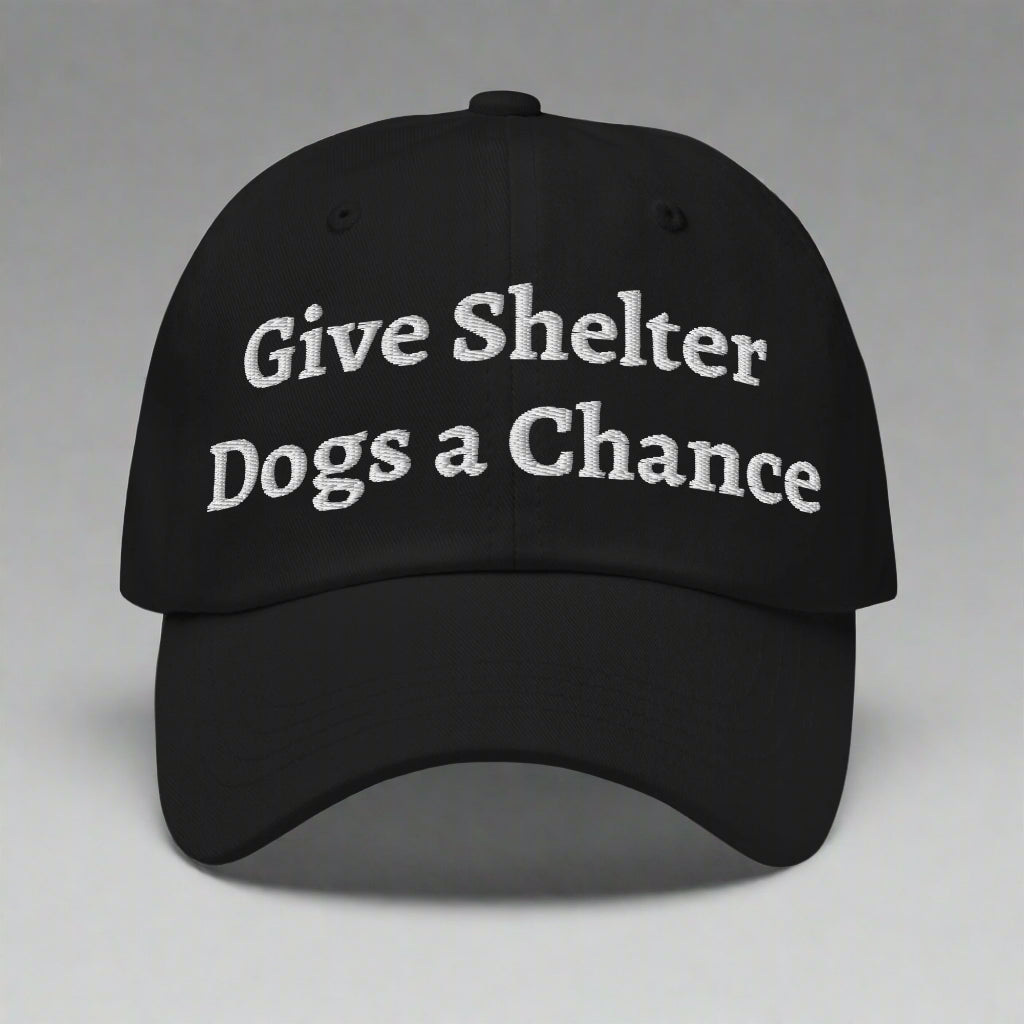 give shelter dogs a chance black cap