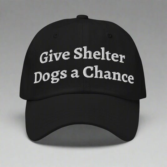 give shelter dogs a chance black cap