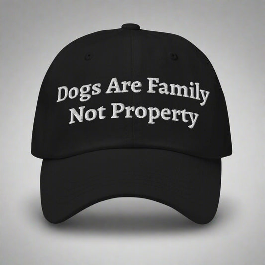 dogs are family black cap
