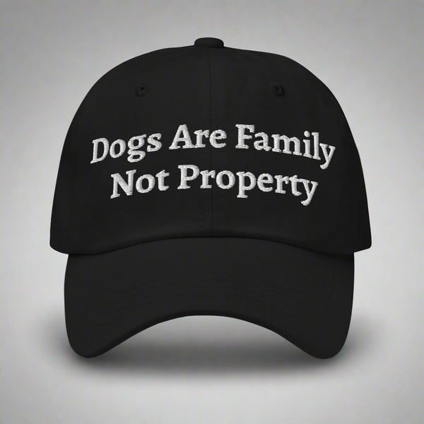 dogs are family black cap