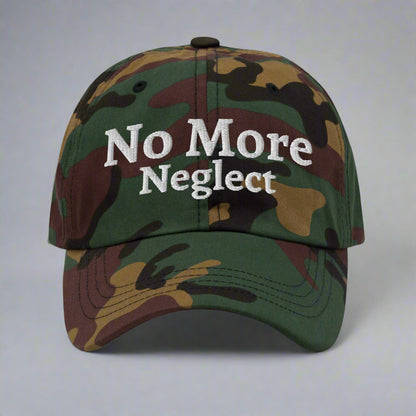 no more neglect camo cap