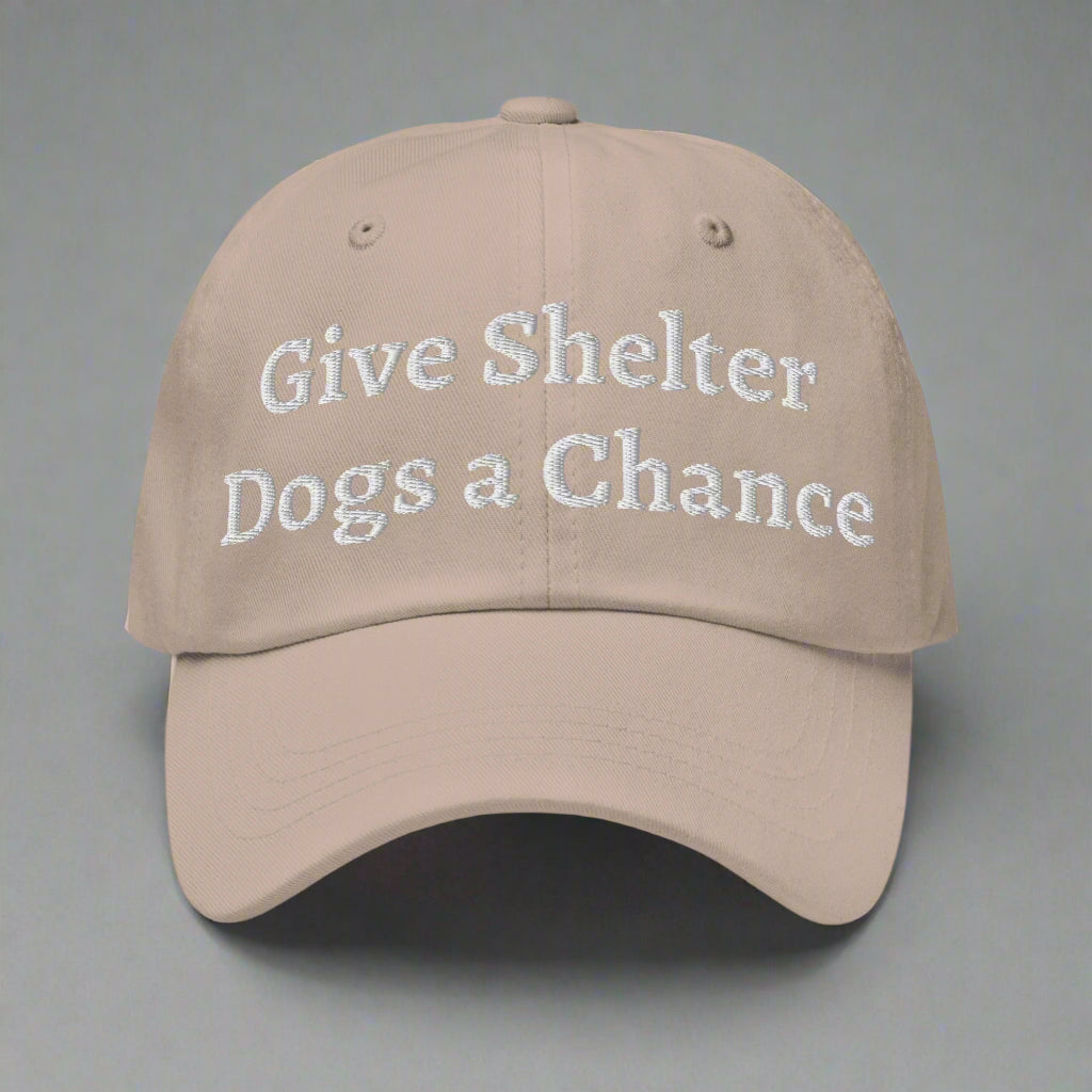 give shelter dogs a chance bone cap
