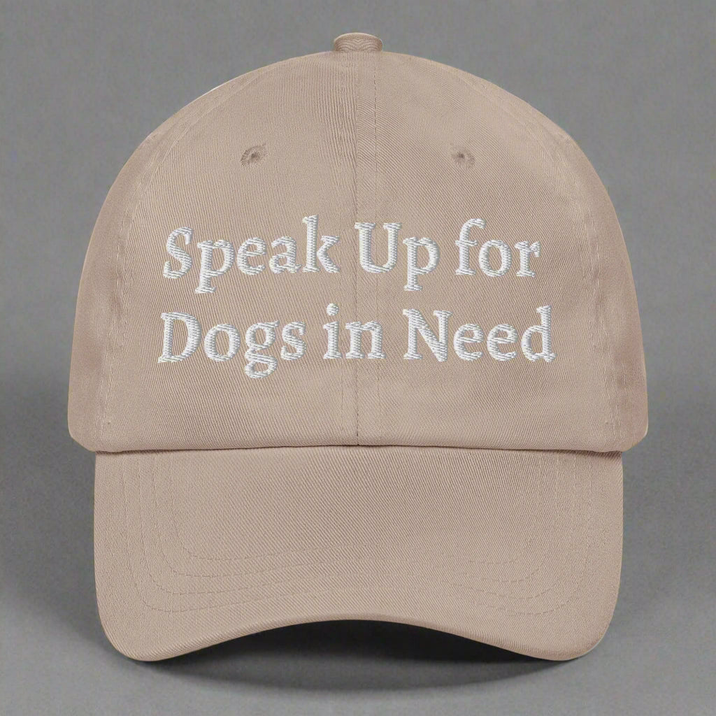 speak up for dogs bone cap