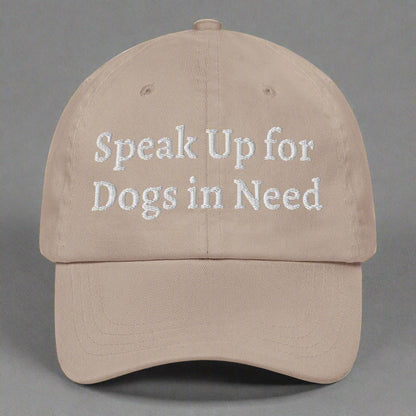 speak up for dogs bone cap