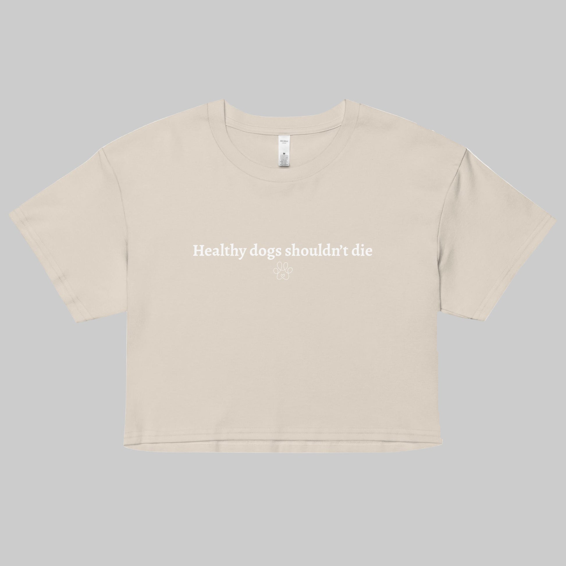 healthy dogs crop top bone