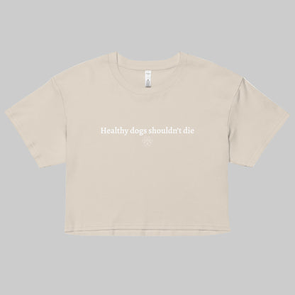 healthy dogs crop top bone
