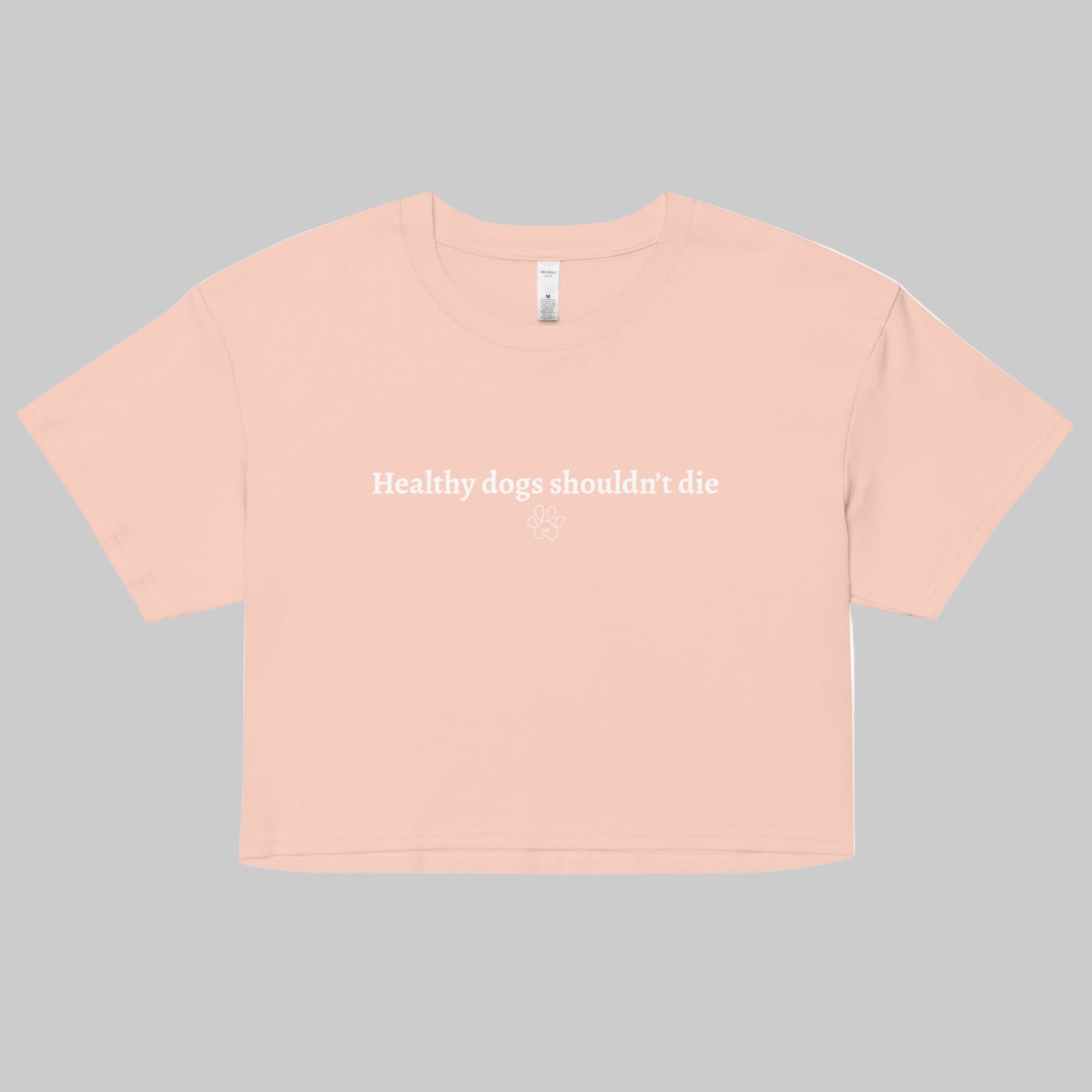 healthy dogs crop top light