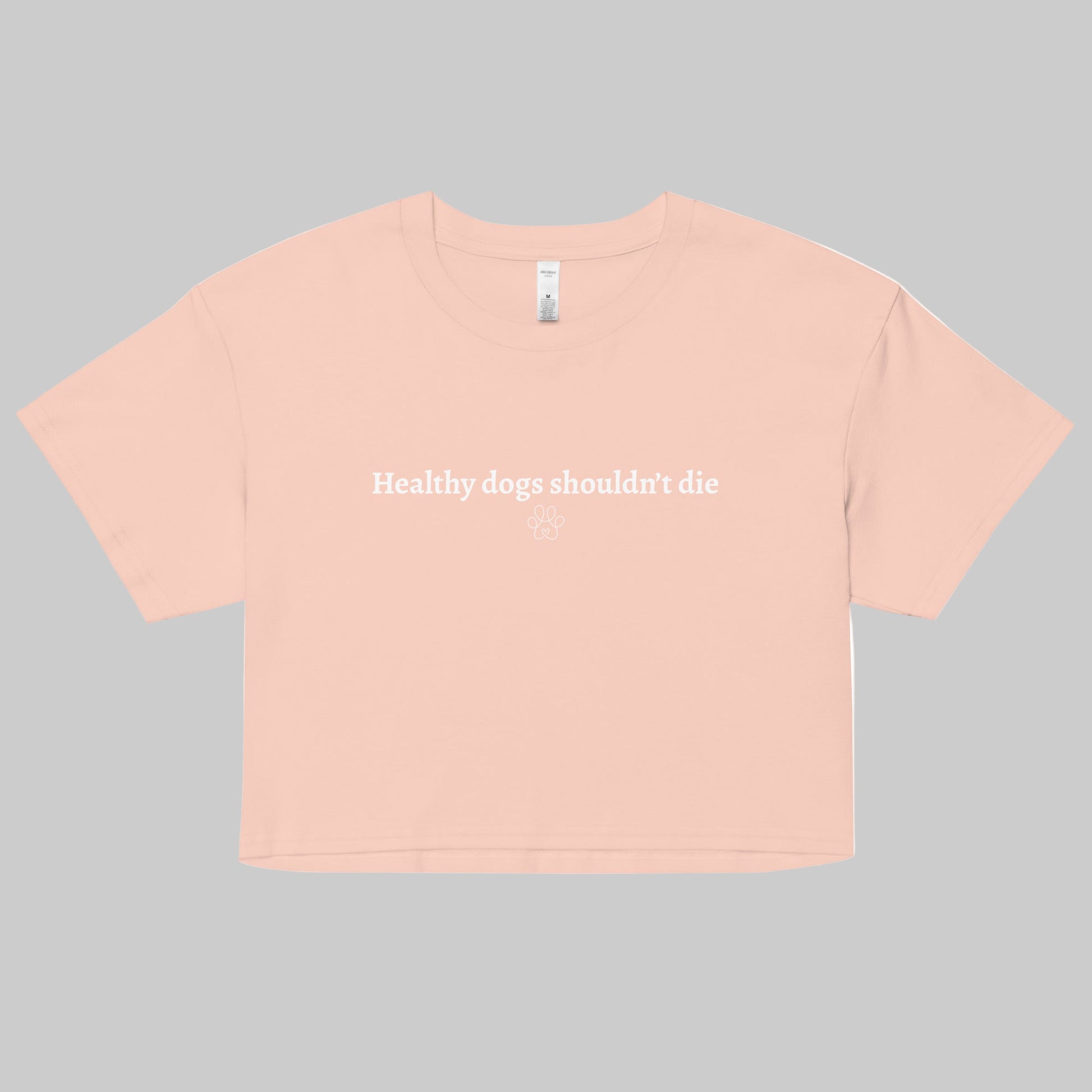 healthy dogs crop top light