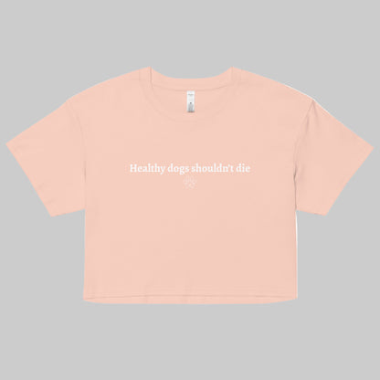 healthy dogs crop top light