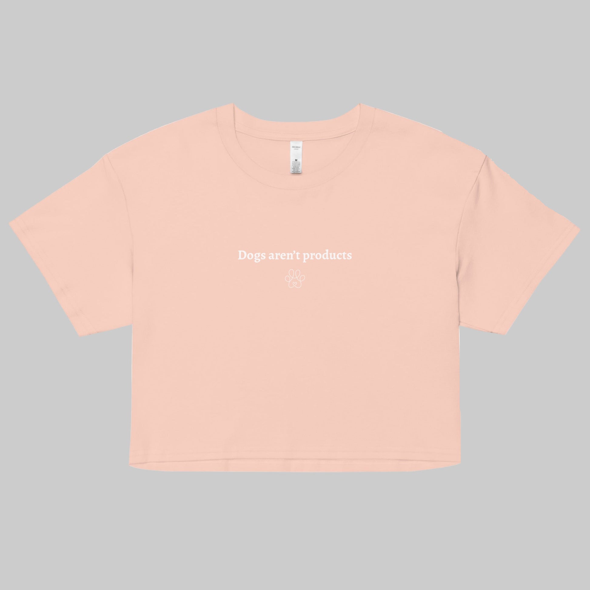 dogs arent products crop top bone